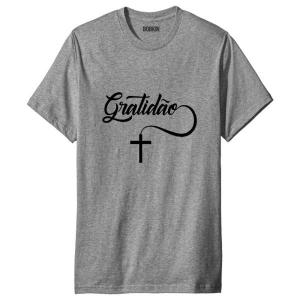 Camisa Cinza Mescla   Colorido ou em Preto Sublimação  